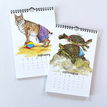 Load image into Gallery viewer, 2026 Swimsuit Animals Watercolor Wall Calendar