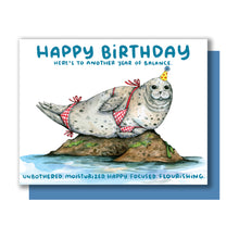 Load image into Gallery viewer, Happy Birthday Here's To Another Year of Balance Seal Card