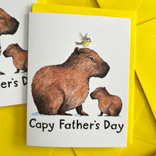 Load image into Gallery viewer, Capybara Capy Father's Day Card