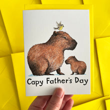 Load image into Gallery viewer, Capybara Capy Father's Day Card