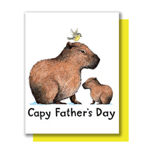 Load image into Gallery viewer, Capybara Capy Father's Day Card