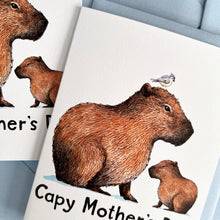 Load image into Gallery viewer, Capybara Capy Mother's Day Card