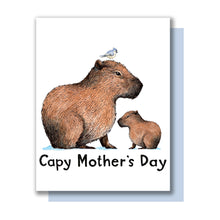 Load image into Gallery viewer, Capybara Capy Mother's Day Card
