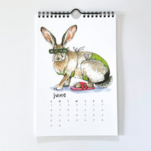 Load image into Gallery viewer, 2025 Swimsuit Animals Watercolor Wall Calendar