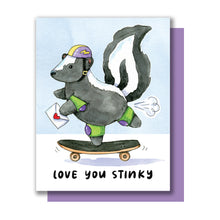 Load image into Gallery viewer, Love You Stinky Skunk Valentine Love Card