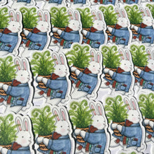 Load image into Gallery viewer, Plant Lover Bunny Vinyl Die Cut Weatherproof Sticker