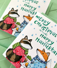 Load image into Gallery viewer, Merry Christmas Happy Hanukkah Interfaith Card