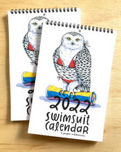 Load image into Gallery viewer, 2022 Swimsuit Animals Watercolor Wall Calendar