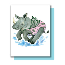 Load image into Gallery viewer, Swim Pals Blank Notes Boxed Set of 8 Greeting Cards and Envelopes