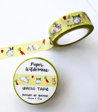 Load image into Gallery viewer, Bunches of Bunnies 15mm Washi Tape