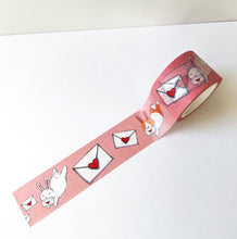Load image into Gallery viewer, Bunny Mail 30mm Washi Tape