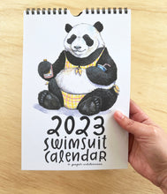 Load image into Gallery viewer, 2023 Swimsuit Animals Watercolor Wall Calendar