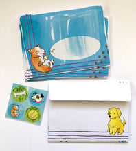 Load image into Gallery viewer, Corgi Letter Writing Kit Dog Stationery Set Snail Mail Kit