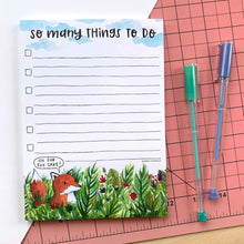 Load image into Gallery viewer, Fox Notepad For Fox Sake Checklist To Do List Notes