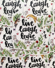 Load image into Gallery viewer, Live Laugh Leave Me Alone Vinyl Die Cut Weatherproof Sticker