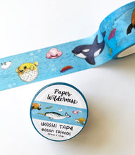 Load image into Gallery viewer, Ocean Friends 30mm Washi Tape
