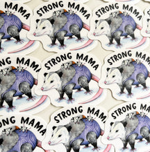 Load image into Gallery viewer, Strong Mama Possum Vinyl Die Cut Weatherproof Sticker