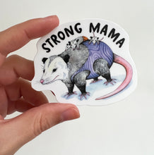 Load image into Gallery viewer, Strong Mama Possum Vinyl Die Cut Weatherproof Sticker