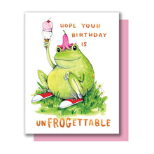 Load image into Gallery viewer, Hope Your Birthday Is Unfrogettable Card