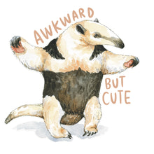 Load image into Gallery viewer, Awkward But Cute Tamandua Vinyl Die Cut Weatherproof Sticker