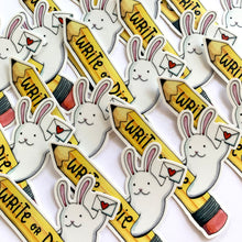 Load image into Gallery viewer, Write Or Die Vinyl Die Cut Weatherproof Sticker