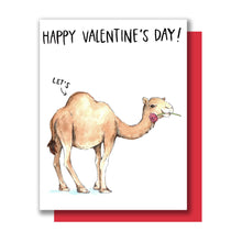 Load image into Gallery viewer, Happy Valentine's Day Camel Hump Valentine Love Card