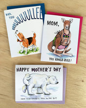 Load image into Gallery viewer, Kangaroo Mom Rules Happy Mother's Day Card