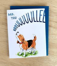 Load image into Gallery viewer, Dad You Rule Dog Father's Day Card