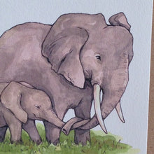 Load image into Gallery viewer, Happy Mother's Day Mom And Baby Elephant Mother's Day Card