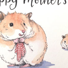 Load image into Gallery viewer, Happy Mother's Day Hamster and Baby Eat Your Young Card