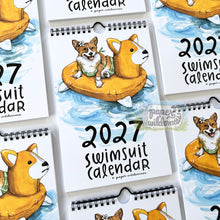 Load image into Gallery viewer, 2027 Swimsuit Animals Watercolor Wall Calendar

