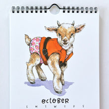 Load image into Gallery viewer, 2026 Swimsuit Animals Watercolor Wall Calendar
