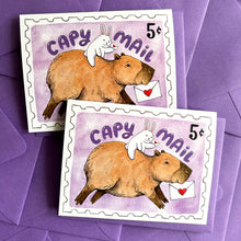 Load image into Gallery viewer, Capy Mail Capybara Happy Mail Card
