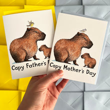 Load image into Gallery viewer, Capybara Capy Father's Day Card
