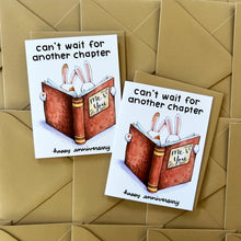 Load image into Gallery viewer, Another Chapter Book Lover Anniversary Card
