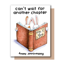Load image into Gallery viewer, Another Chapter Book Lover Anniversary Card
