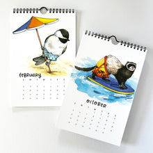 Load image into Gallery viewer, 2025 Swimsuit Animals Watercolor Wall Calendar
