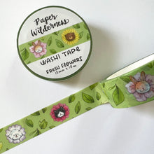 Load image into Gallery viewer, Fresh Flowers 15mm Washi Tape
