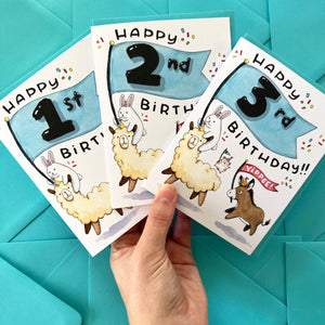 Happy 1st Birthday Card