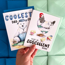 Load image into Gallery viewer, Eggcellent Mom Chicken Mother's Day Card
