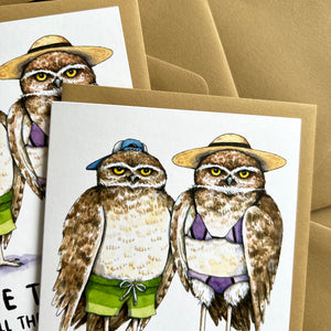 I Love That We Hate All The Same Things Owls Love Card