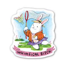 Load image into Gallery viewer, Whimsical Bitch Cute Bunny Vinyl Die Cut Weatherproof Sticker

