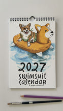 Load and play video in Gallery viewer, 2027 Swimsuit Animals Watercolor Wall Calendar

