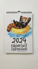 Load and play video in Gallery viewer, 2024 Swimsuit Animals Watercolor Wall Calendar
