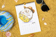 Load image into Gallery viewer, 2024 Swimsuit Animals Watercolor Wall Calendar
