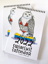 Load image into Gallery viewer, 2022 Swimsuit Animals Watercolor Wall Calendar
