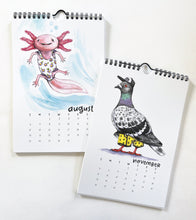 Load image into Gallery viewer, 2023 Swimsuit Animals Watercolor Wall Calendar
