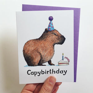 Capybirthday Happy Birthday Capybara Card