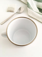 Load image into Gallery viewer, There Might Be Bunny Hair In Here Metal Camp Mug
