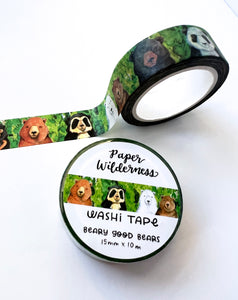 Beary Good Bears 15mm Washi Tape